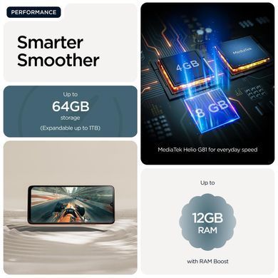 Мобільний телефон MOTO G06 4/128GB TAPESTRY MOTOROLA (PBA20018RS) [504053]