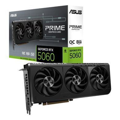 Відеокарта ASUS GeForce RTX 5060 8GB GDDR7 OC PRIME-RTX5060-O8G (90YV0N10-M0NA00) [102595]