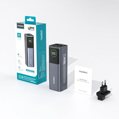Універсальна мобільна батарея CHOETECH PD100W 20000mAh AC (B1012) [306694]
