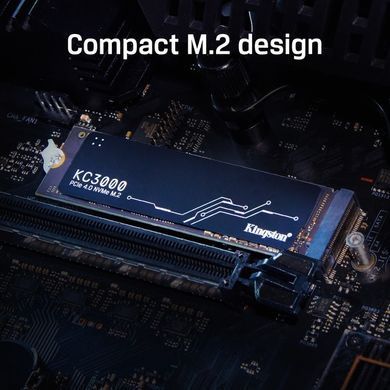 Накопичувач SSD 4TB Kingston KC3000 M.2 2280 PCIe 4.0 x4 NVMe 3D TLC (SKC3000D/4096G) [607897]