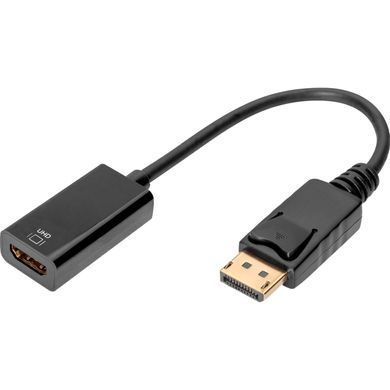 Адаптер DIGITUS DisplayPort > HDMI (M/F), Ultra HD, активний (AK-340415-002-S) [108604]