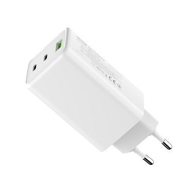 Мережевий зарядний пристрій ColorWay GaN Mini 100W PD Port PPS USB (USB-2C1A) White (CW-CHS061PD-WT) [603379]
