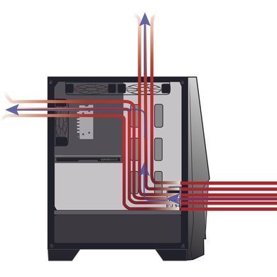 Корпус Xilence XILENT BLAST ARGB X505.ARGB 2xUSB3.0, 2xARGB FAN 12cm, без БЖ ATX (XG141_X505.ARGB) [402933]