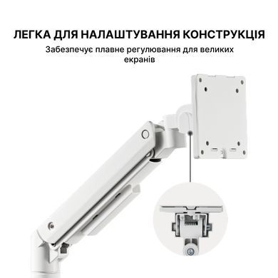 Кронштейн OfficePro 17-49" White (VESA100х100) (MA801W) [610651]