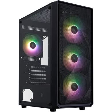 Корпус 1stPlayer Black без БЖ (FD3-M-BK-4F7) [608814]