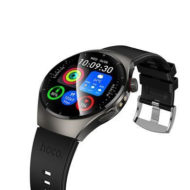 Смарт-годинник HOCO Y40 38mm. 315 mAh. IP68 Smart watch(call version) Black (6942007672078) [806613]
