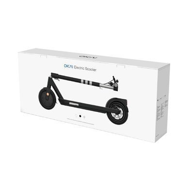 Електросамокат OKAI ES10-NEON Lite White 9", 300(600)W, 7.8Ah, 30km, 25km\h, 20%, NFC, App, 15kg (ES10-W) [800009]