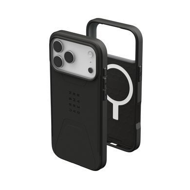 Чохол UAG для iPhone 17 Pro Max, Civilian MagSafe, Black (114546114040) [111040]