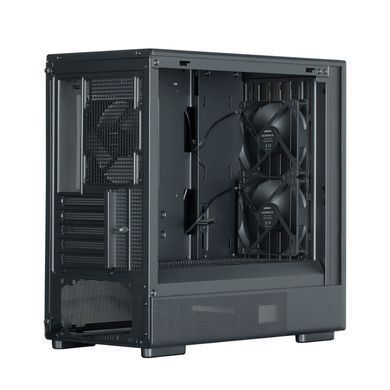 Корпус Zalman P10 Namu без БЖ, 1xUSB3.0, 1xUSBType-C, 2x120мм, 1x120мм ARGB, VGA 340мм, LCS ready, TG Side Panel, mATX, чорний (P10NAMUBLACK) [109568]