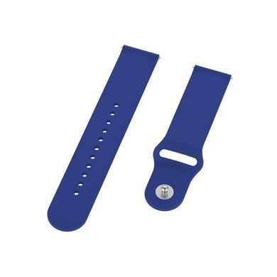Силіконовий ремінець BeCover для Nokia/Withings Steel/Steel HR Dark-Blue (706274) [618355]