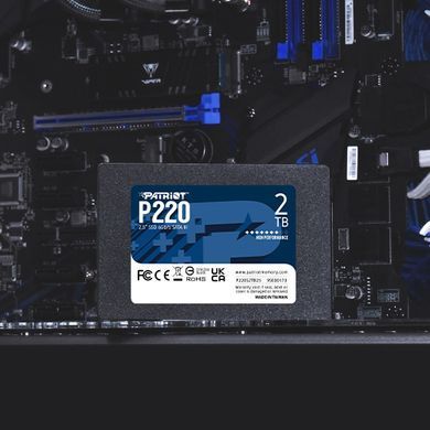 Накопичувач SSD 2TB Patriot P220 2.5" SATAIII TLC (P220S2TB25) [607915]
