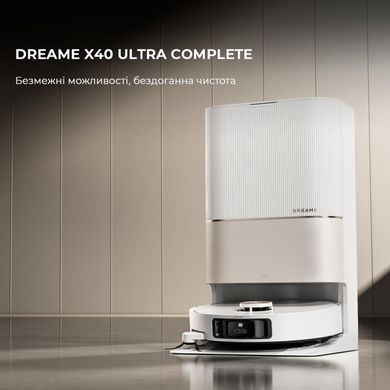 Робот-пилосос миючий Dreame Bot X40 Ultra Complete White (RLX63CE-2-WH) [501523]