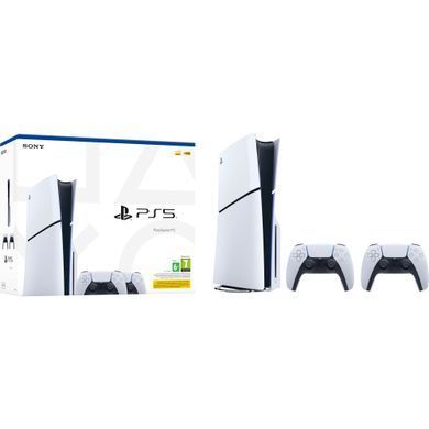 Ігрова консоль PlayStation 5 Slim Blu-ray (2 геймпади Dualsense) (1000042053) [102489]