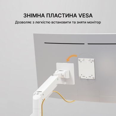 Кронштейн OfficePro 17-49" White (VESA100х100) (MA801W) [610651]