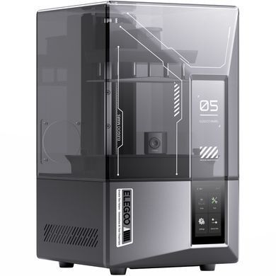 Друкарка 3D ELEGOO Mars 5 Ultra 9K (LCD &plusmn;0.1 mm Chitubox MSLA 153.36x77.76x165 mm WiFi USB сірий) (50.101.013300) [404731]