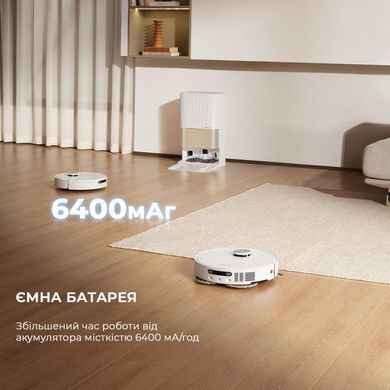 Робот-пилосос миючий Dreame Bot X40 Ultra Complete White (RLX63CE-2-WH) [501523]
