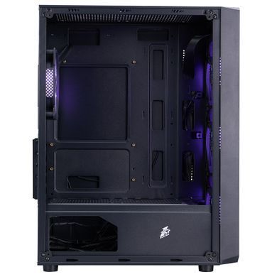Корпус 1stPlayer Black без БЖ (FD3-M-BK-4F7) [608814]