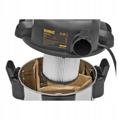Пилосос професійний DeWalt 750Вт 2400л/хв контейнер 30л 8.4кг (DXV30SAPTA) [110192]