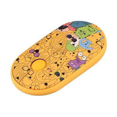 Миша 2E MF300 PETS:CATS&DOGS Silent WL BT, жовтий (2E-MF300WPETSYW) [104092]