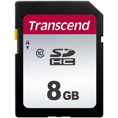 Карта пам'яті Transcend SD 8GB C10 R20/W10MB/s (TS8GSDC300S) [108897]