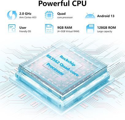 Планшет (Doogee U10 4/128GB Grey) [609892]
