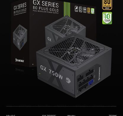 Блок живлення GAMEMAX (GX 750GF) [304229]