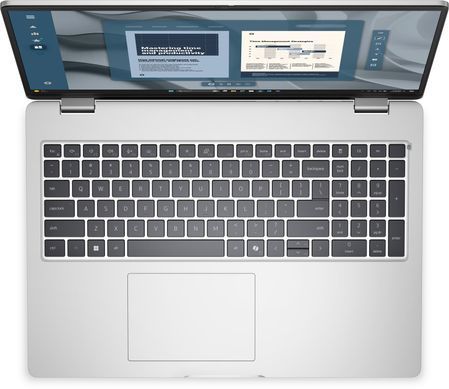 Ноутбук Dell Pro 16 16" FHD+ IPS Touch, AMD AI 7 PRO 350, 32GB, F512GB, UMA, Win11P, сріблястий (BTO604PC16255UA_W11P) [110045]