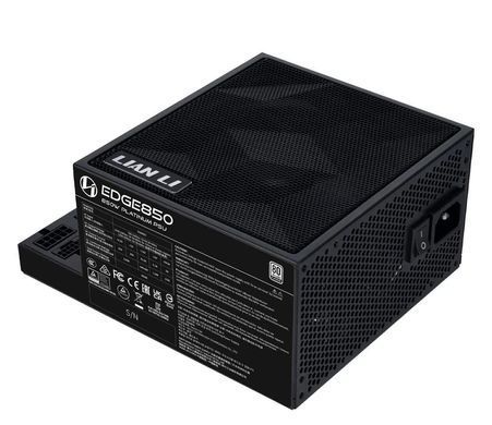 Блок живлення Lian Li EDGE850, 80 Plus Platinum, Black, EU Cord (G9P.EG0850.BE00.EU) [613518]