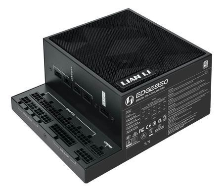 Блок живлення Lian Li EDGE850, 80 Plus Platinum, Black, EU Cord (G9P.EG0850.BE00.EU) [613518]