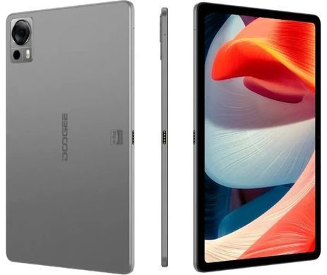 Планшет Doogee T20 10.4" 8ГБ, 256ГБ, LTE, 10800мА&bull;г, Android, cірий (6924351635145) [113612]