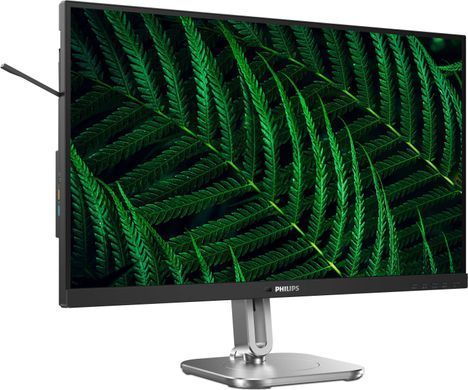 Монітор TFT 27" Philips 27B2G5500, QHD IPS,100Hz, 2xHDMI, DP, USB-hub, HAS, Pivot, кол., сріблясто-сірий (27B2G5500/00) [402047]