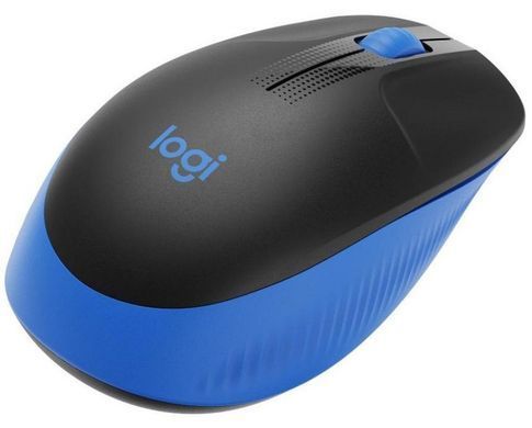 Мишка Logitech M190 бездротова, Full size, Blue (910-005907) [401200]