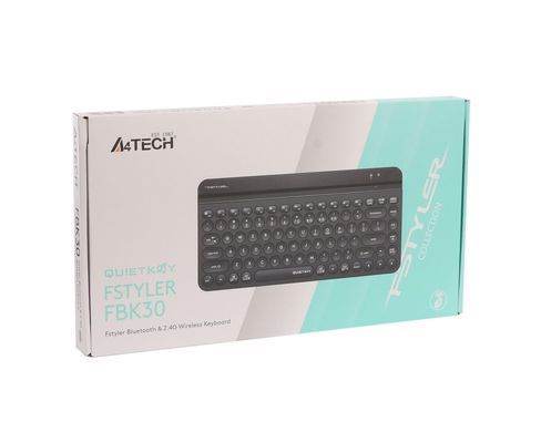 Клавіатура бездротова A4Tech FBK30 Black (FBK30 (Black)) [606099]