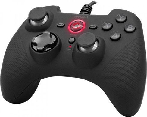 Геймпад дротовий SpeedLink Rait PC/PS3/Switch Black (SL-650010-BK) [612393]
