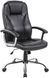Крісло 2E OFFICE OC135, PU-шкіра, фіксовані підлокітники, чорний (2E-OC135-BLACK) [115302], фото 1