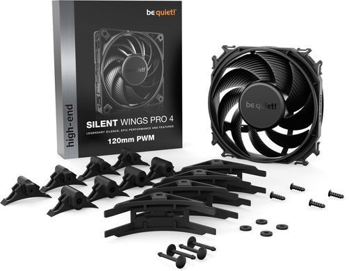 Вентилятор be quiet! Silent Wings Pro 4 120mm PWM Black (BL098) [620190]