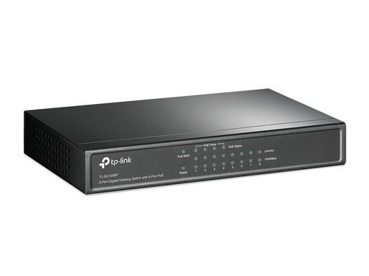 Комутатор некерований, мережеве обладнання, TP-LINK (TL-SG1008P) [500939]