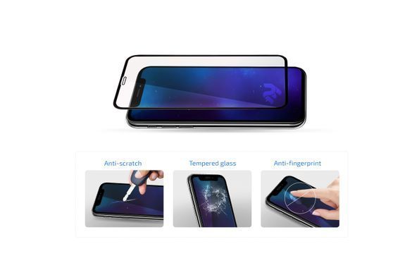 Захисне скло 2E для Apple iPhone 16(6.1), 2.5D FCFG, (1 Pack), чорна рамка (2E-IP-16.-6.1-SMFCFG-BB) [103139]