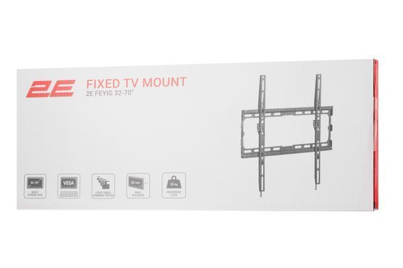 Кріплення ТВ фіксоване 2E Feyig 32"- 70" 45кг (2E2GEN3270FIX) [107021]