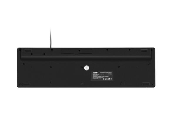 Клавіатура мембранна Acer OKW010, 115key, USB-A, EN/UKR/RU,чорний (ZL.KBDEE.012) [103592]