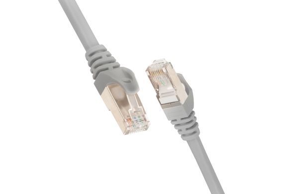 Патч-корд 2E САТ 6, UTP, 1м, 26AWG, RJ45, 7/0.16, Cu, PVC, сірий (2E-PC6COP-100GRY) [109849]