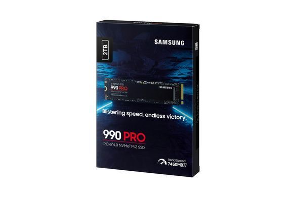 Твердотільний запам&rsquo;ятовувальний пристрій накопичувач (SSD) G4 M.2 NVME 2TB 990 PRO SAMSUNG (MZ-V9P2T0BW) [501474]