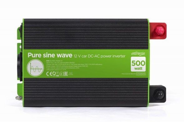 Інвертор напруги EnerGenie 500W (EG-PWC-PS500-01) [620676]