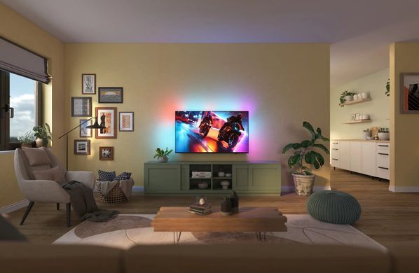 Телевізор 65" Philips MiniLED 4K 144Hz Smart Titan OS Black Ambilight (65MLED920/12) [114472]