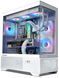 Корпус Zalman Chronix без БЖ, 1xUSB3.0, 1xUSB2.0, 1x Type C, 2x120мм ARGB Reverse, 1x120мм ARGB, VGA 410мм, LCS ready, TG Side/Front Panel, ATX, білий (CHRONIXWHITE) [109656], фото 1