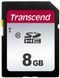 Карта пам'яті Transcend SD 8GB C10 R20/W10MB/s (TS8GSDC300S) [108897], фото 1