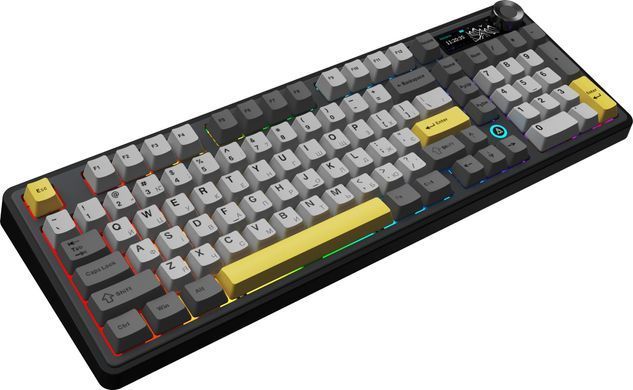 Клавіатура бездротова Ajazz AK980 V2 Gift Switch V2 Black (AK980-V2-G-BGY) [618100]