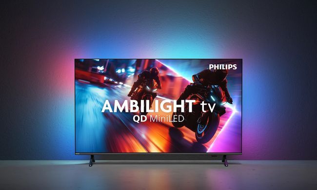 Телевізор 65" Philips MiniLED 4K 144Hz Smart Titan OS Black Ambilight (65MLED920/12) [114472]