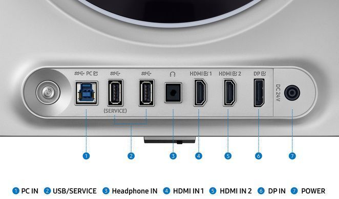 Монiтор 27" Samsung (LS27DG600SIXUA) [203293]
