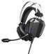 Гарнітура XO GE-07 Static RGB Long mic Gaming USB+Dual 3.5mm (GE-07 Black) [203142], фото 1